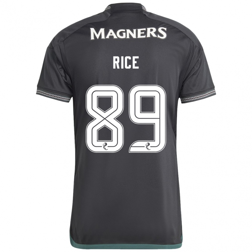 Damen Aidan Rice #89 Schwarz Auswärtstrikot Trikot 2023/24 T-Shirt Schweiz