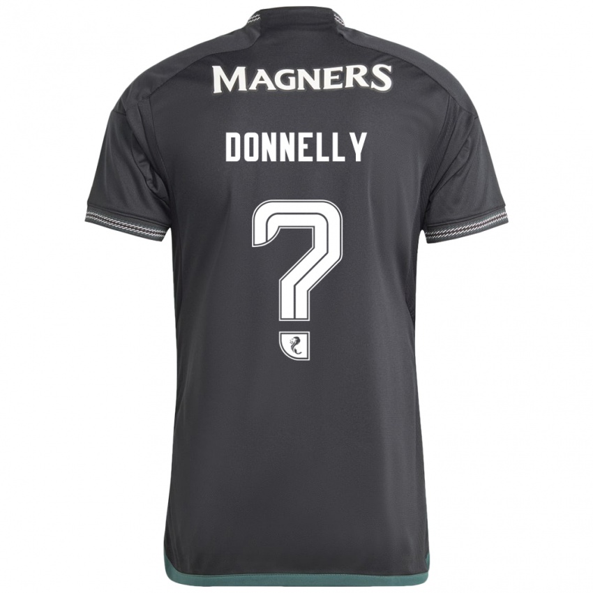 Damen Jacob Donnelly #0 Schwarz Auswärtstrikot Trikot 2023/24 T-Shirt Schweiz