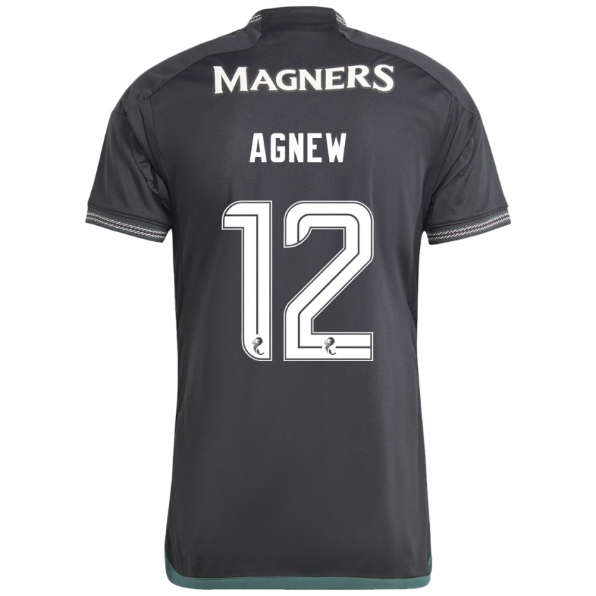 Damen Murphy Agnew #12 Schwarz Auswärtstrikot Trikot 2023/24 T-Shirt Schweiz