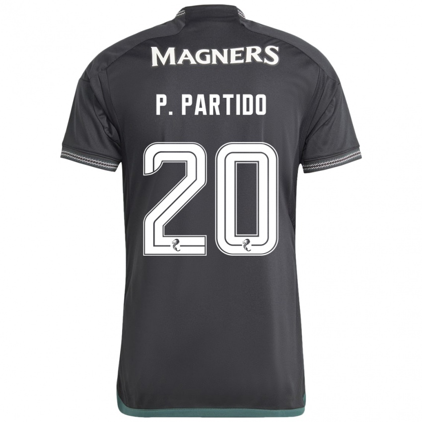 Damen Paula Partido #20 Schwarz Auswärtstrikot Trikot 2023/24 T-Shirt Schweiz