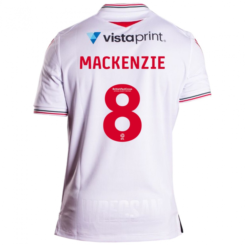 Femme Maillot Libby Mackenzie #8 Blanc Tenues Extérieur 2023/24 T-Shirt Suisse