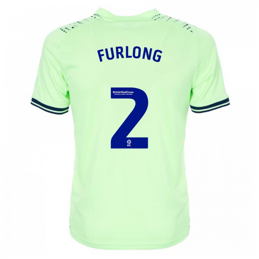 Damen Darnell Furlong #2 Marine Auswärtstrikot Trikot 2023/24 T-Shirt Schweiz