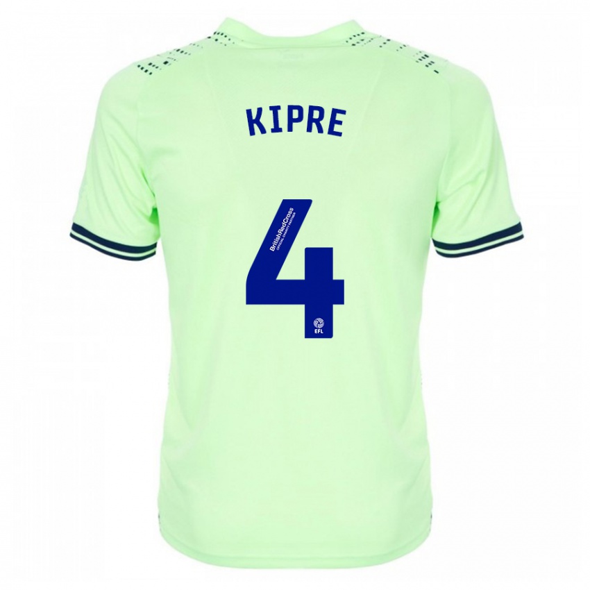 Damen Cédric Kipré #4 Marine Auswärtstrikot Trikot 2023/24 T-Shirt Schweiz