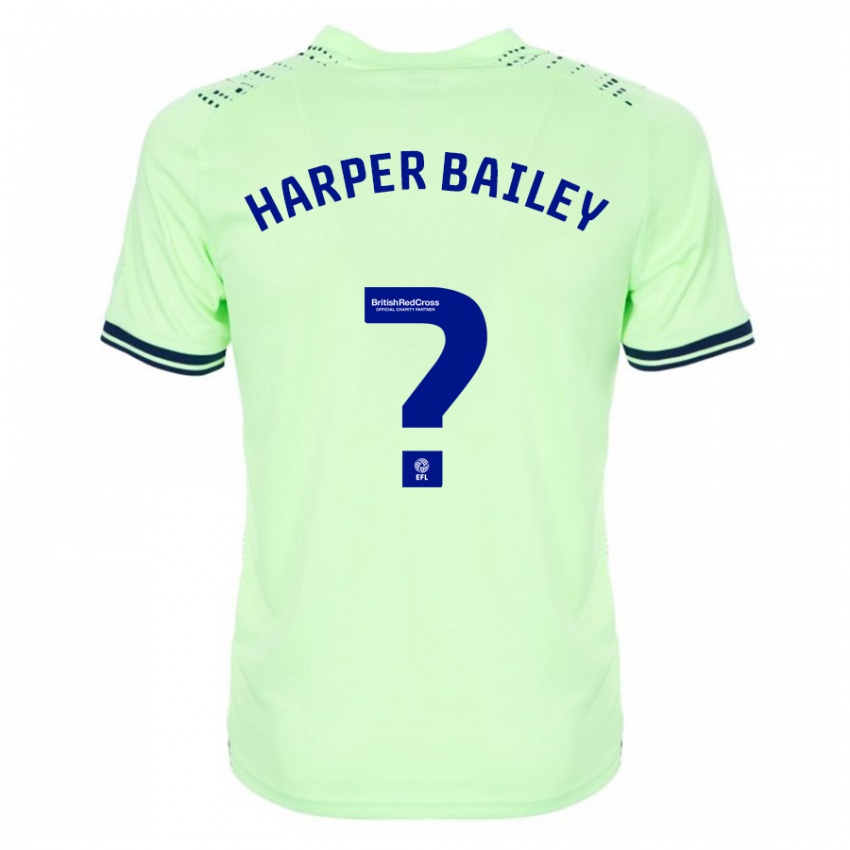 Damen Aaron Harper-Bailey #0 Marine Auswärtstrikot Trikot 2023/24 T-Shirt Schweiz