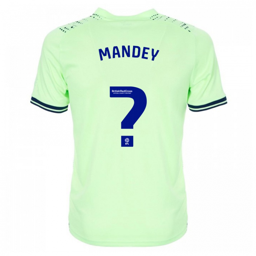 Damen Souleyman Mandey #0 Marine Auswärtstrikot Trikot 2023/24 T-Shirt Schweiz