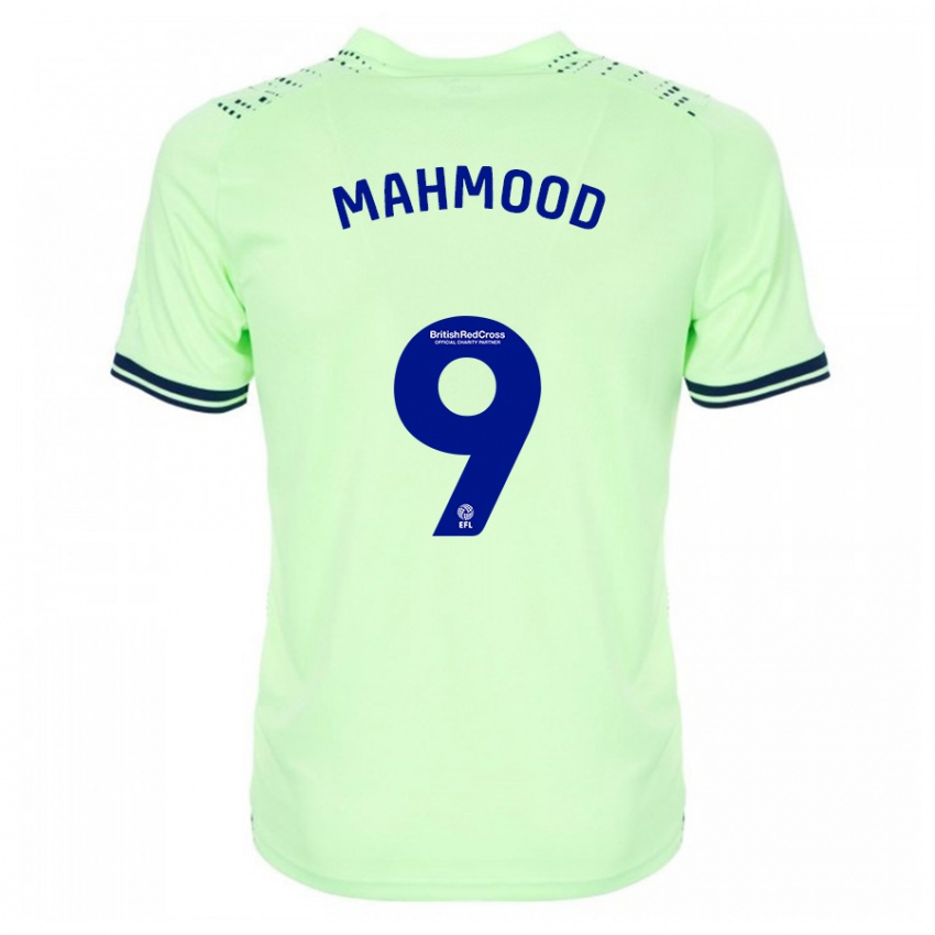 Femme Maillot Mariam Mahmood #9 Marin Tenues Extérieur 2023/24 T-Shirt Suisse