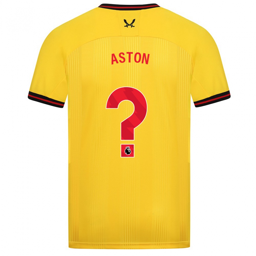 Damen Sam Aston #0 Gelb Auswärtstrikot Trikot 2023/24 T-Shirt Schweiz