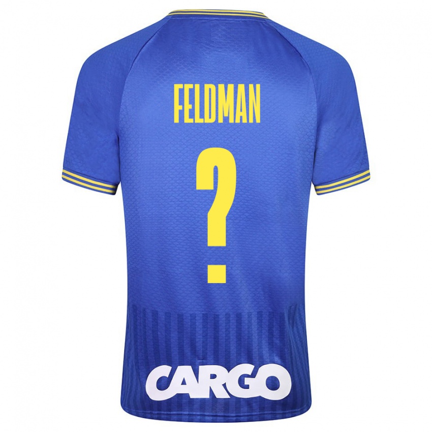 Femme Maillot Ron Feldman #0 Bleu Tenues Extérieur 2023/24 T-Shirt Suisse