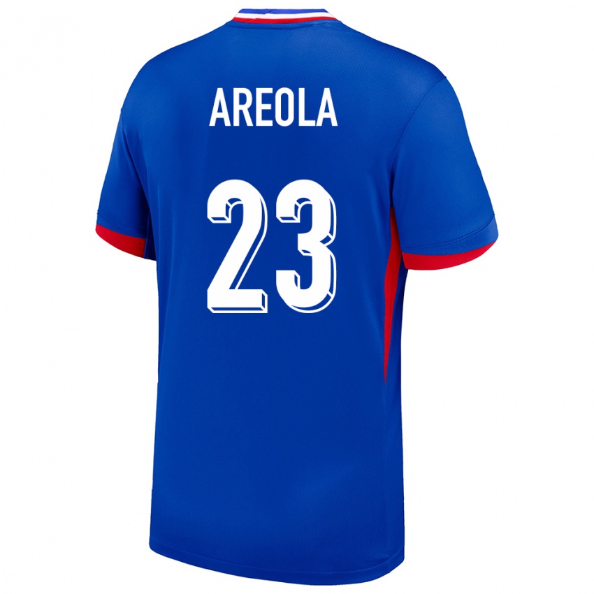 Enfant Maillot France Alphonse Areola #23 Bleu Tenues Domicile 24-26 T-Shirt Suisse