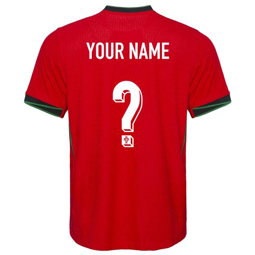 Kinder Portugal Ihren Namen #0 Rot Heimtrikot Trikot 24-26 T-Shirt Schweiz