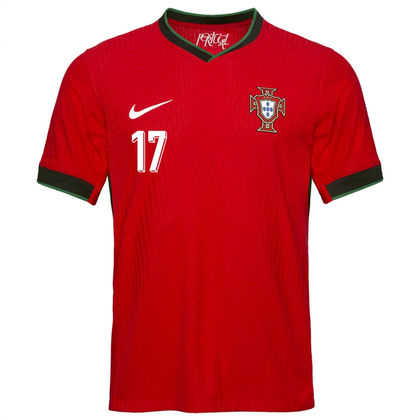 Kinder Portugal Goncalo Moreira #17 Rot Heimtrikot Trikot 24-26 T-Shirt Schweiz