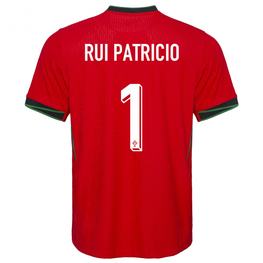 Kinder Portugal Rui Patricio #1 Rot Heimtrikot Trikot 24-26 T-Shirt Schweiz