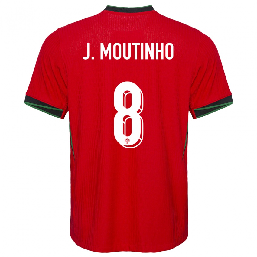 Kinder Portugal Joao Moutinho #8 Rot Heimtrikot Trikot 24-26 T-Shirt Schweiz