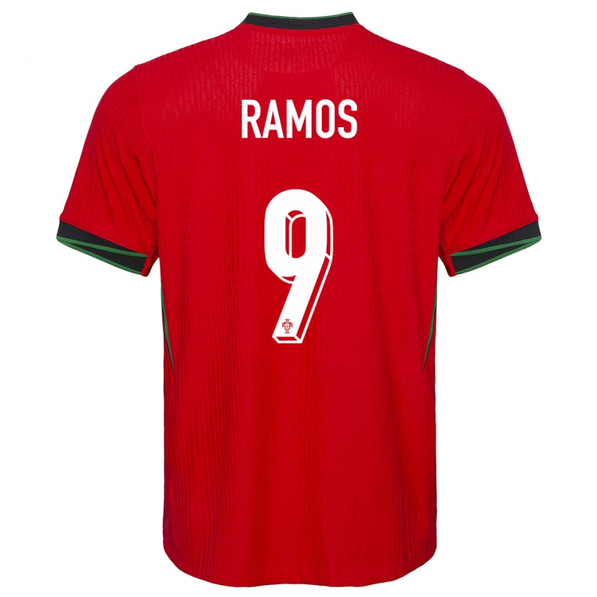 Enfant Maillot Portugal Goncalo Ramos #9 Rouge Tenues Domicile 24-26 T-Shirt Suisse
