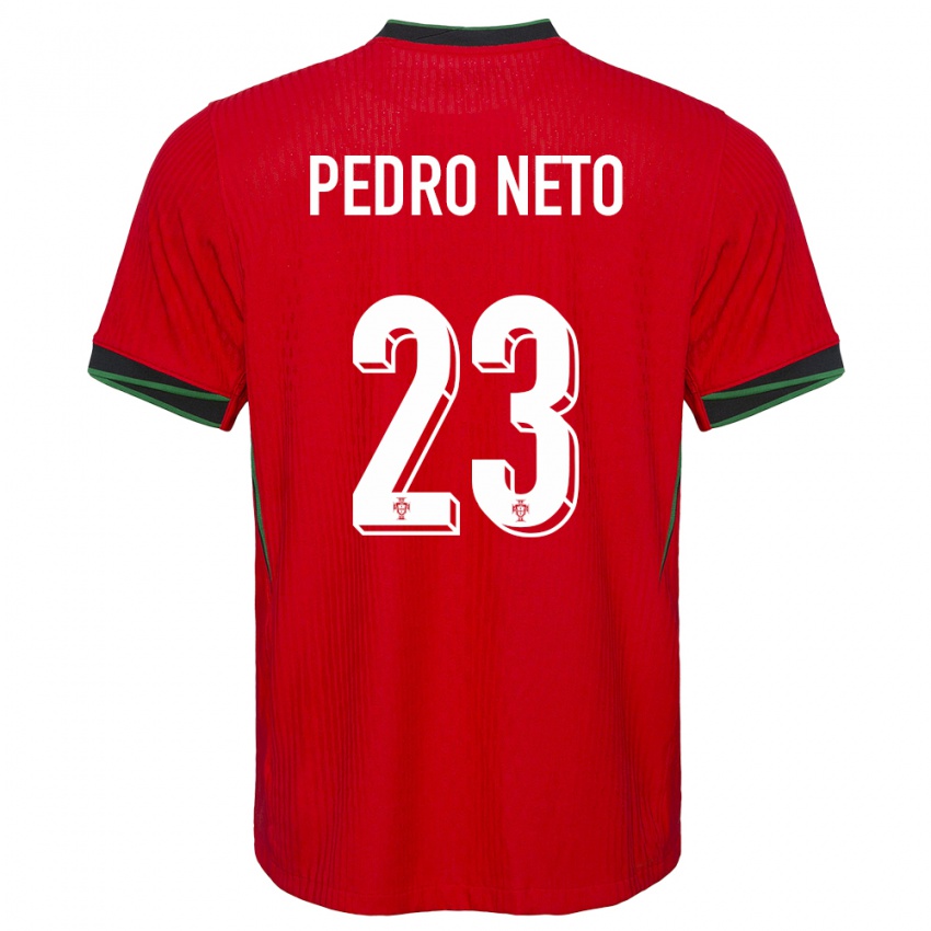 Kinder Portugal Pedro Neto #23 Rot Heimtrikot Trikot 24-26 T-Shirt Schweiz