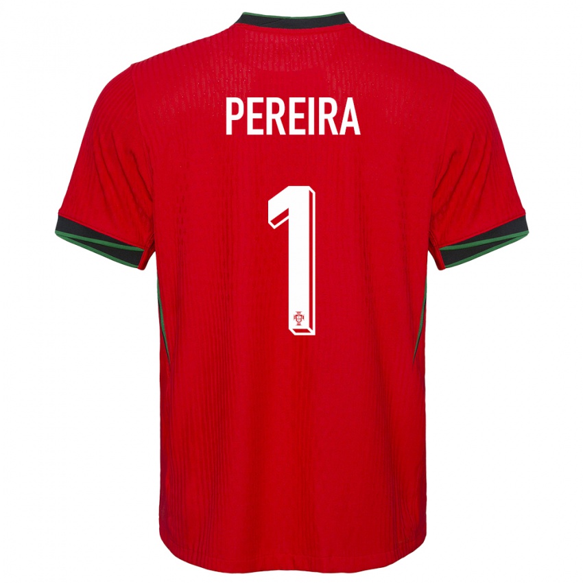 Kinder Portugal Ines Pereira #1 Rot Heimtrikot Trikot 24-26 T-Shirt Schweiz