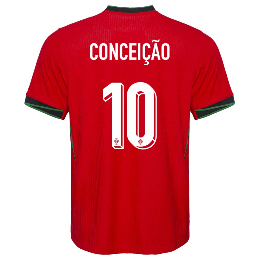 Kinder Portugal Francisco Conceicao #10 Rot Heimtrikot Trikot 24-26 T-Shirt Schweiz