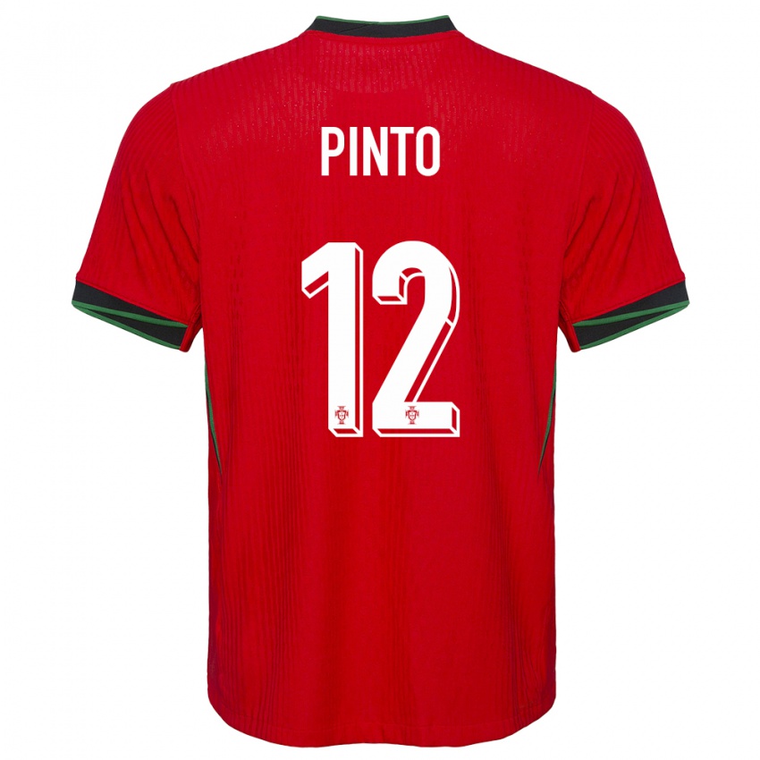 Kinder Portugal Diogo Pinto #12 Rot Heimtrikot Trikot 24-26 T-Shirt Schweiz