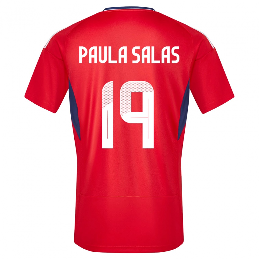 Enfant Maillot Costa Rica Maria Paula Salas #19 Rouge Tenues Domicile 24-26 T-Shirt Suisse
