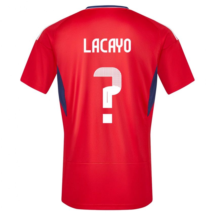 Kinder Costa Rica Marcelo Lacayo #0 Rot Heimtrikot Trikot 24-26 T-Shirt Schweiz