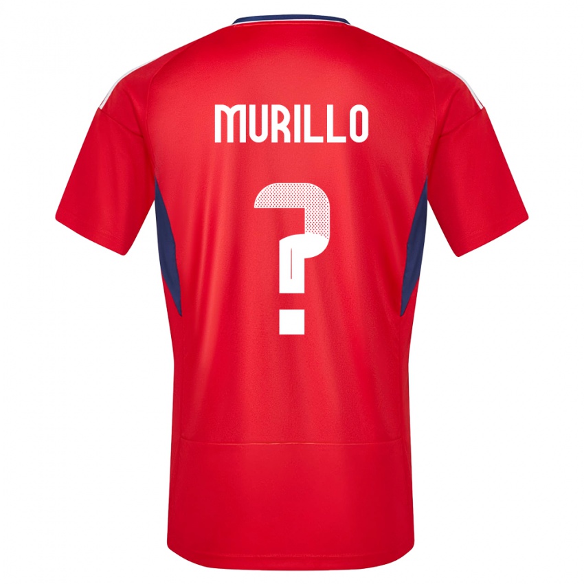 Enfant Maillot Costa Rica Isaac Murillo #0 Rouge Tenues Domicile 24-26 T-Shirt Suisse