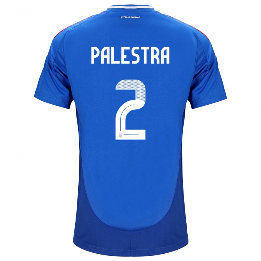 Kinder Italien Marco Palestra #2 Blau Heimtrikot Trikot 24-26 T-Shirt Schweiz