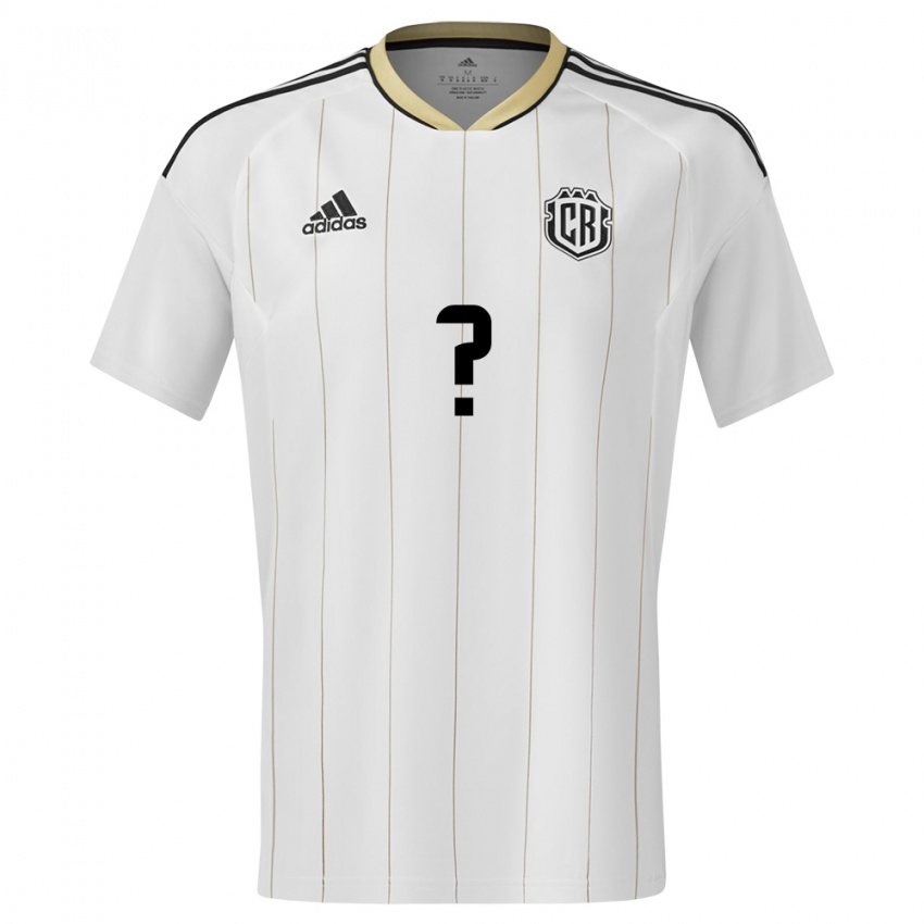 Enfant Maillot Costa Rica Votre Nom #0 Blanc Tenues Extérieur 24-26 T-Shirt Suisse