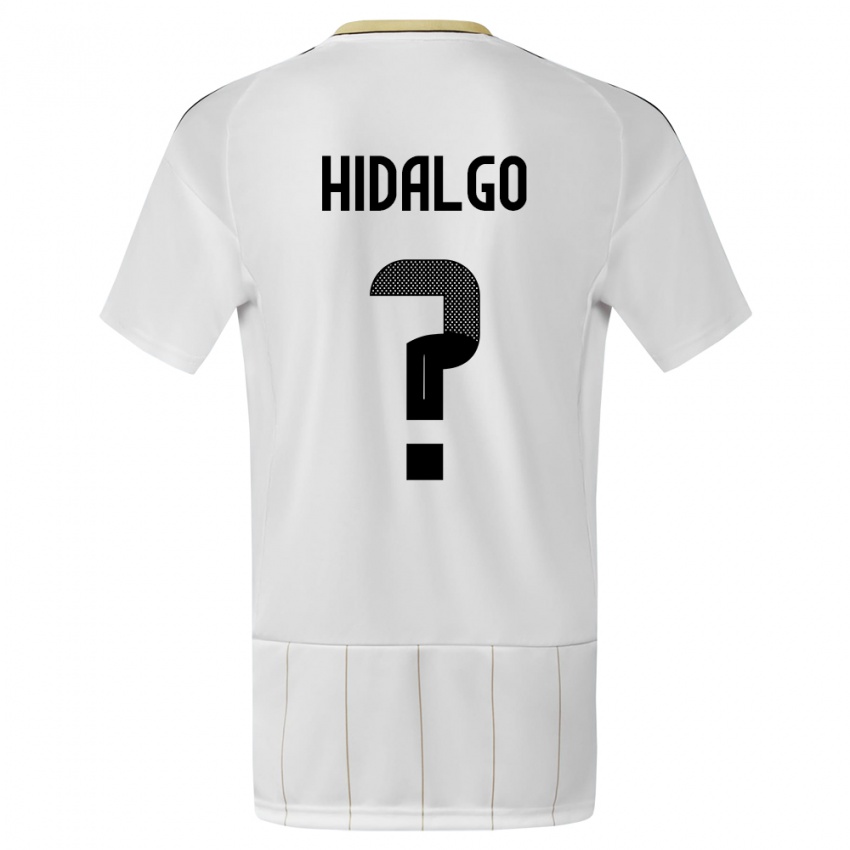 Enfant Maillot Costa Rica Pablo Hidalgo #0 Blanc Tenues Extérieur 24-26 T-Shirt Suisse