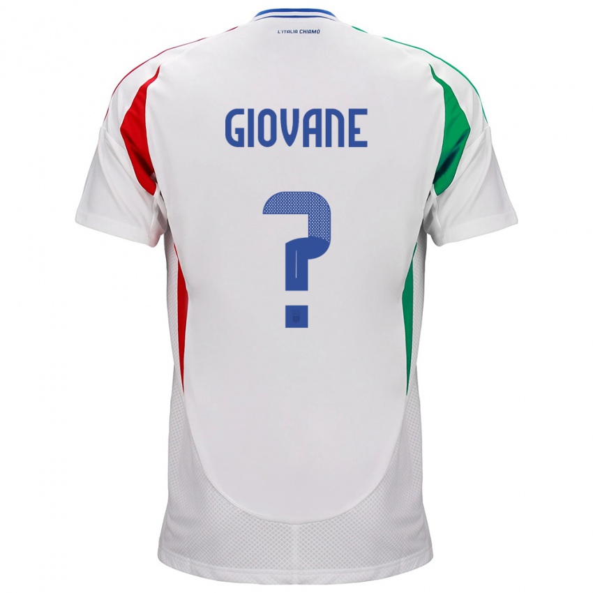 Kinder Italien Samuel Giovane #0 Weiß Auswärtstrikot Trikot 24-26 T-Shirt Schweiz