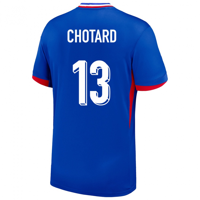 Herren Frankreich Joris Chotard #13 Blau Heimtrikot Trikot 24-26 T-Shirt Schweiz