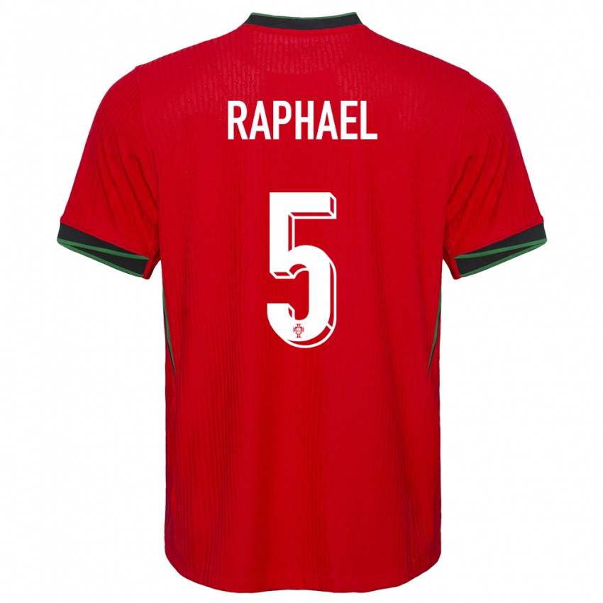 Herren Portugal Raphael Guerreiro #5 Rot Heimtrikot Trikot 24-26 T-Shirt Schweiz