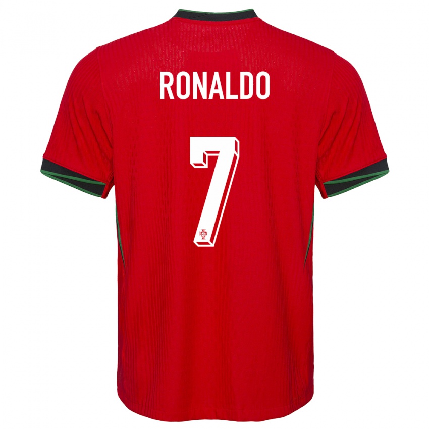 Homme Maillot Portugal Cristiano Ronaldo #7 Rouge Tenues Domicile 24-26 T-Shirt Suisse