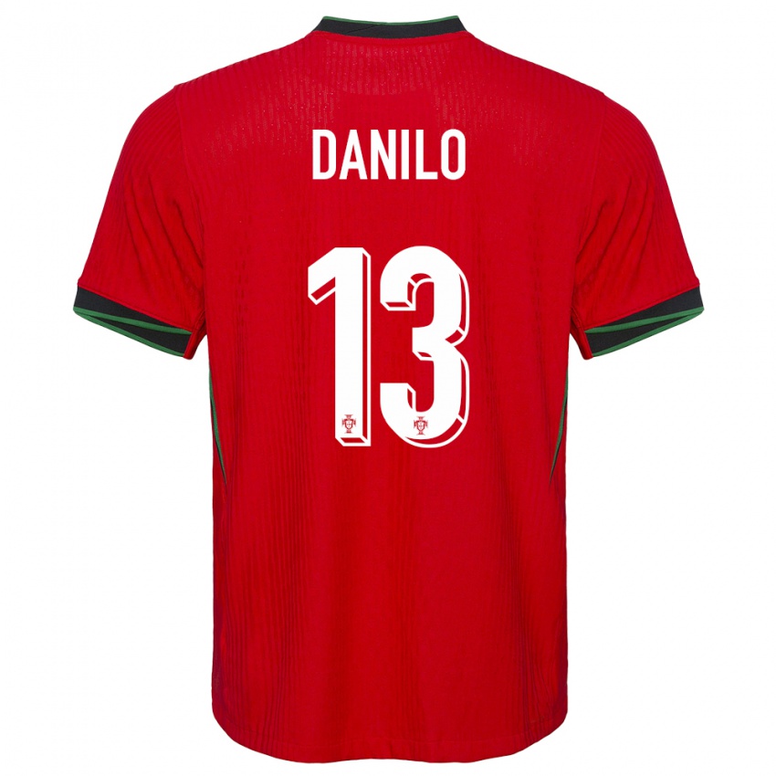 Herren Portugal Danilo Pereira #13 Rot Heimtrikot Trikot 24-26 T-Shirt Schweiz