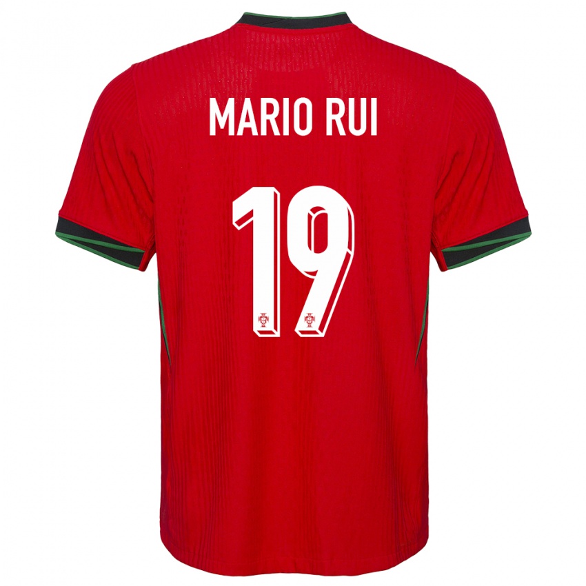 Herren Portugal Mario Rui #19 Rot Heimtrikot Trikot 24-26 T-Shirt Schweiz