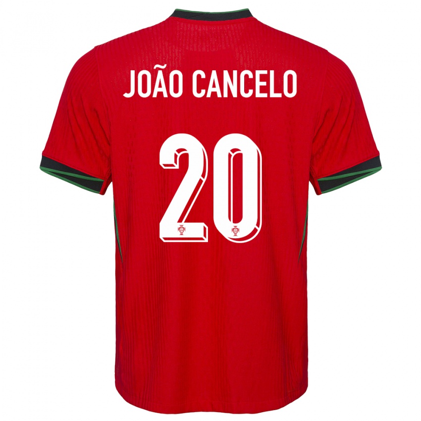 Herren Portugal Joao Cancelo #20 Rot Heimtrikot Trikot 24-26 T-Shirt Schweiz