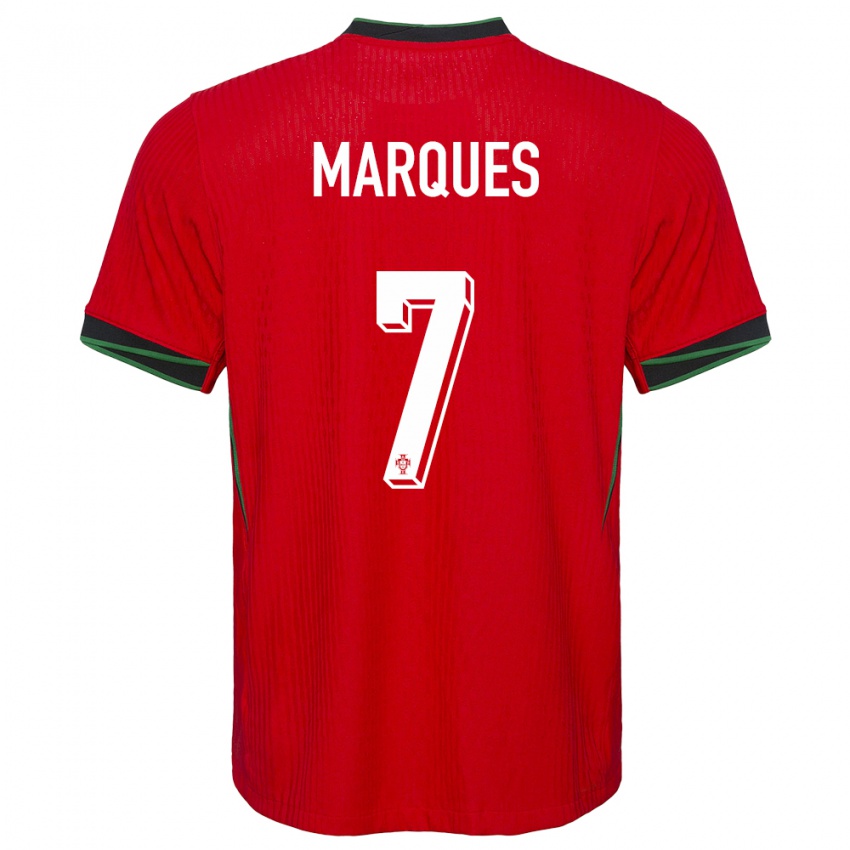 Herren Portugal Vanessa Marques #7 Rot Heimtrikot Trikot 24-26 T-Shirt Schweiz