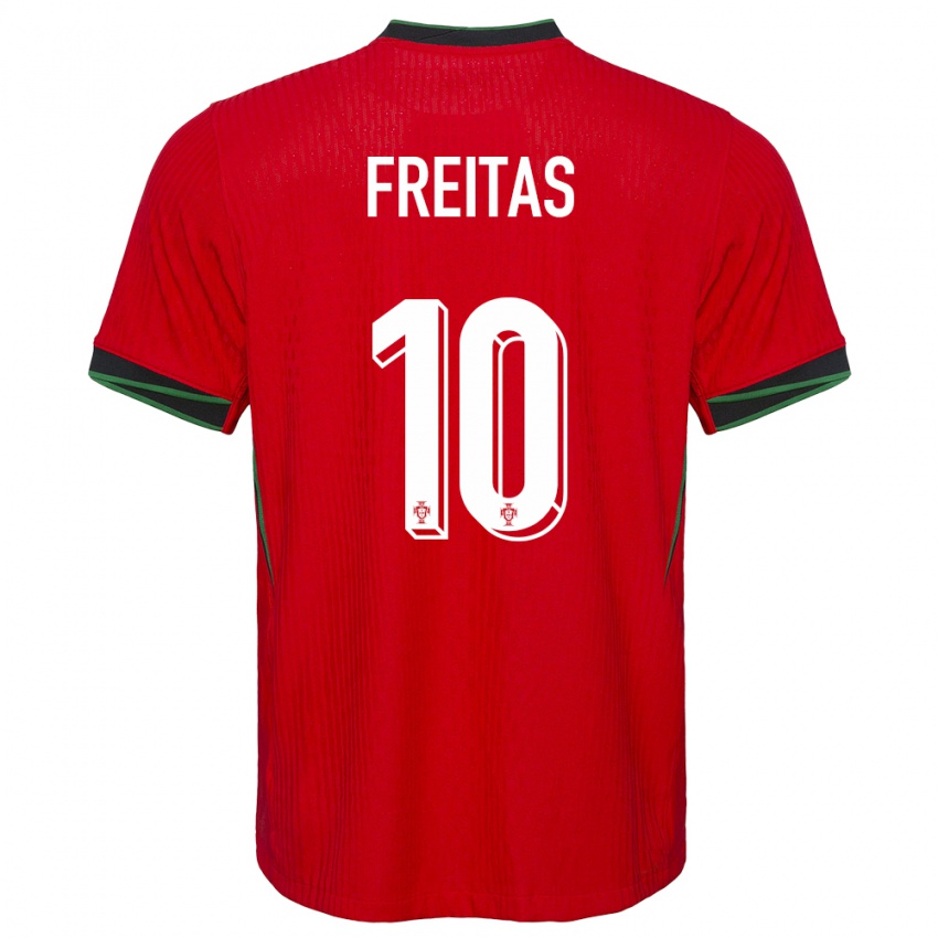 Herren Portugal Tiago Freitas #10 Rot Heimtrikot Trikot 24-26 T-Shirt Schweiz