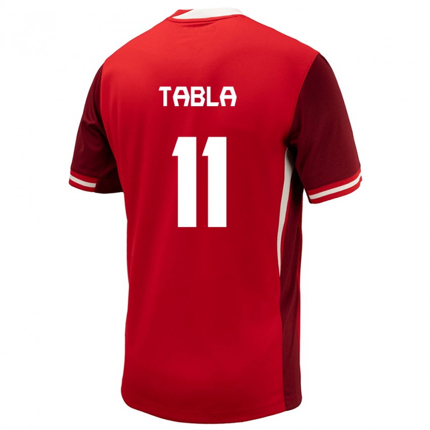 Herren Kanada Ballou Tabla #11 Rot Heimtrikot Trikot 24-26 T-Shirt Schweiz