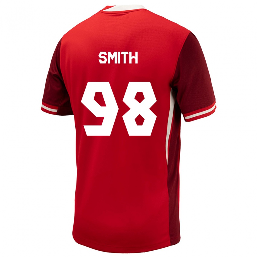 Herren Kanada Olivia Smith #98 Rot Heimtrikot Trikot 24-26 T-Shirt Schweiz