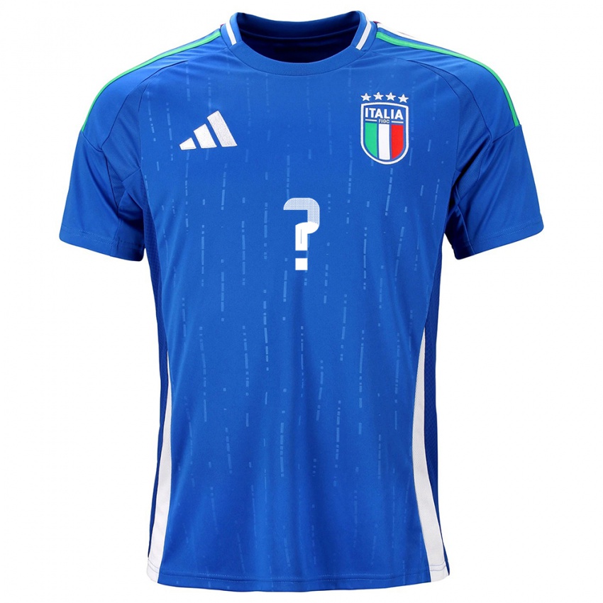 Herren Italien Leonardo Mendicino #0 Blau Heimtrikot Trikot 24-26 T-Shirt Schweiz