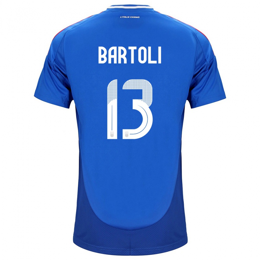 Herren Italien Elisa Bartoli #13 Blau Heimtrikot Trikot 24-26 T-Shirt Schweiz