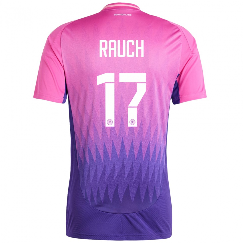Herren Deutschland Felicitas Rauch #17 Pink Lila Auswärtstrikot Trikot 24-26 T-Shirt Schweiz