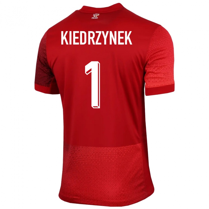 Herren Polen Katarzyna Kiedrzynek #1 Rot Auswärtstrikot Trikot 24-26 T-Shirt Schweiz