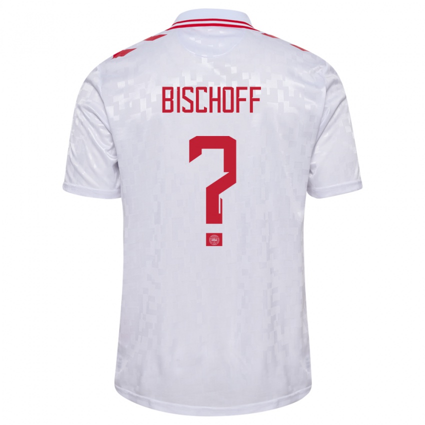 Herren Dänemark Clement Bischoff #0 Weiß Auswärtstrikot Trikot 24-26 T-Shirt Schweiz