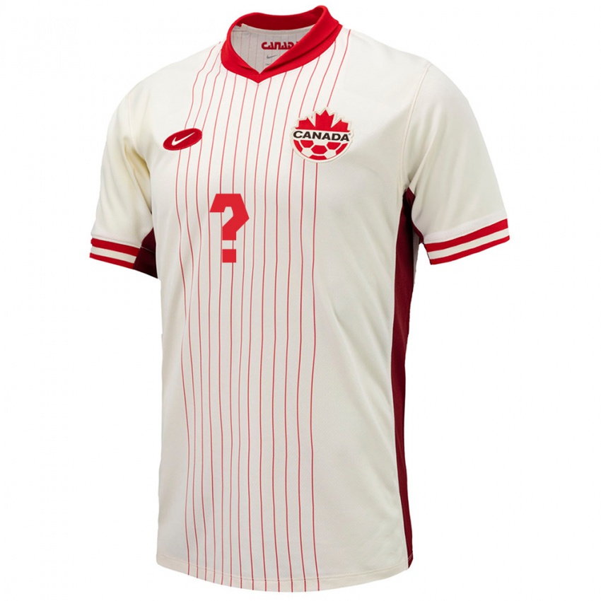 Homme Maillot Canada Tyler Crawford #0 Blanc Tenues Extérieur 24-26 T-Shirt Suisse