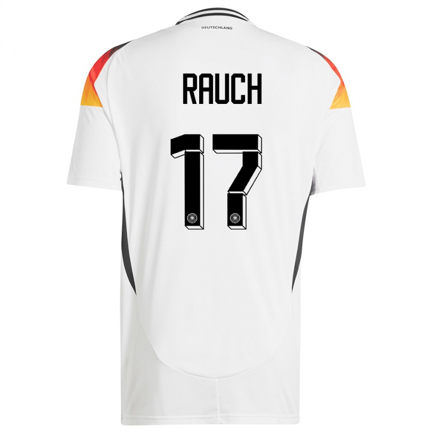 Femme Maillot Allemagne Felicitas Rauch #17 Blanc Tenues Domicile 24-26 T-Shirt Suisse