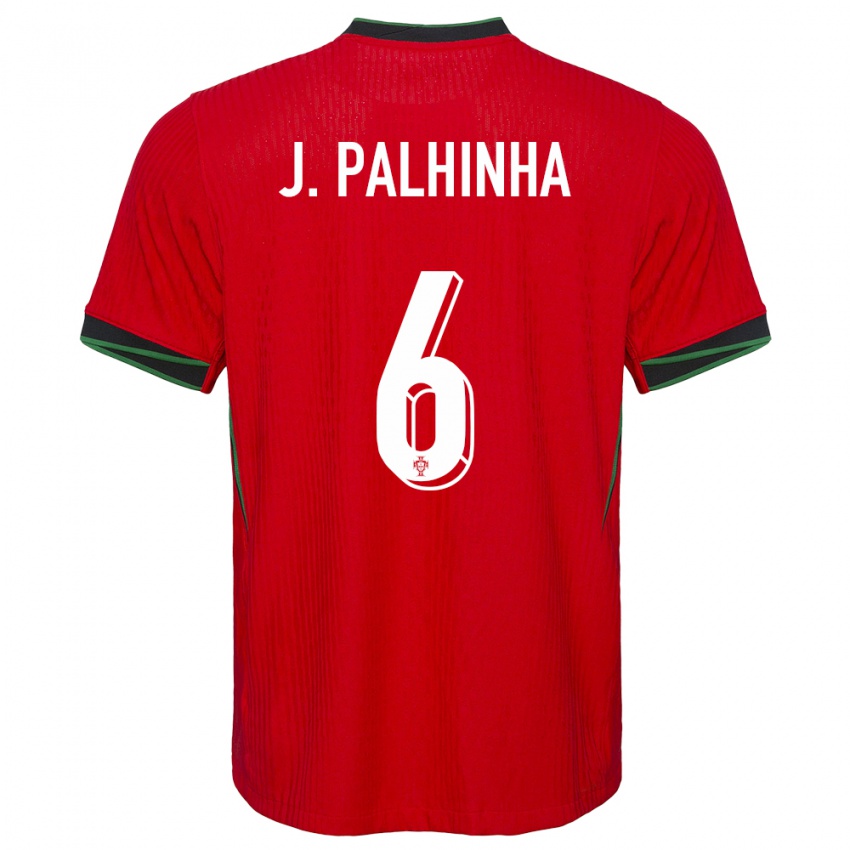 Damen Portugal Joao Palhinha #6 Rot Heimtrikot Trikot 24-26 T-Shirt Schweiz