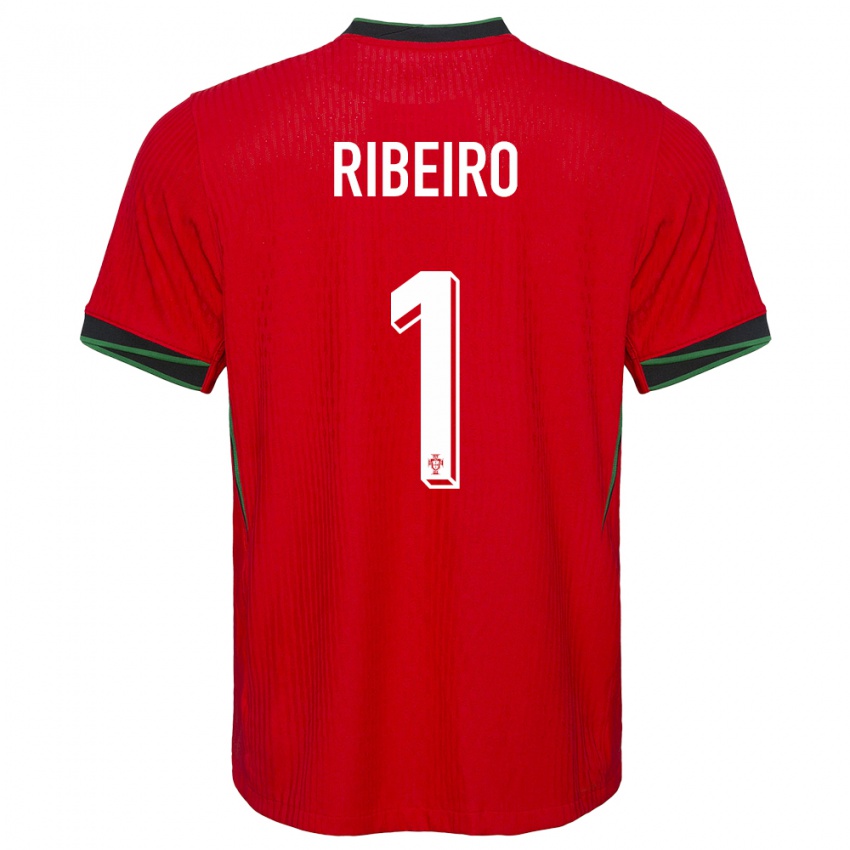 Damen Portugal Goncalo Ribeiro #1 Rot Heimtrikot Trikot 24-26 T-Shirt Schweiz