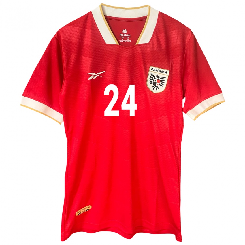Damen Panama Kevin Bernal #24 Rot Heimtrikot Trikot 24-26 T-Shirt Schweiz