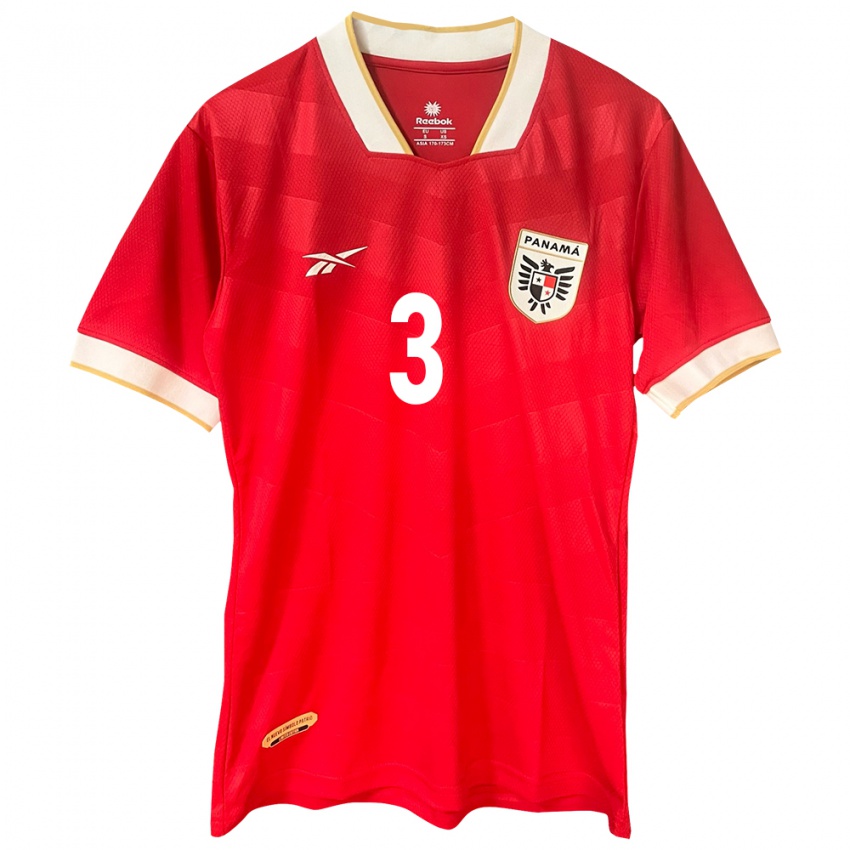 Damen Panama Wendy Natis #3 Rot Heimtrikot Trikot 24-26 T-Shirt Schweiz